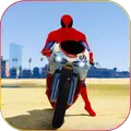 スーパーヒーロートリッキーバイクレース(キッズゲーム)