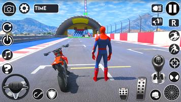 Superhero Tricky Bike Stunt โปสเตอร์