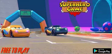 Superhero Ultimate Cars Highway lightning Racing