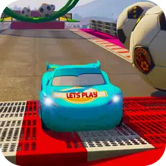 Descargar APK de Superhero Car Race: Mega Ramp