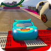 Superhero Car Race: Mega Ramp