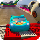 Superhero Car Race: Mega Ramp أيقونة