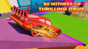 Superhero Car Race: Mega Ramp Screenshot 2