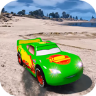 Superhero cars racing أيقونة