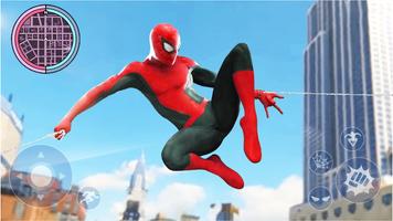 Spider Hero Rope Man Miles Morales Affiche