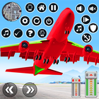 Airplane Flight Sim Pilot Game Zeichen