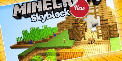 Sky block Maps Plakat