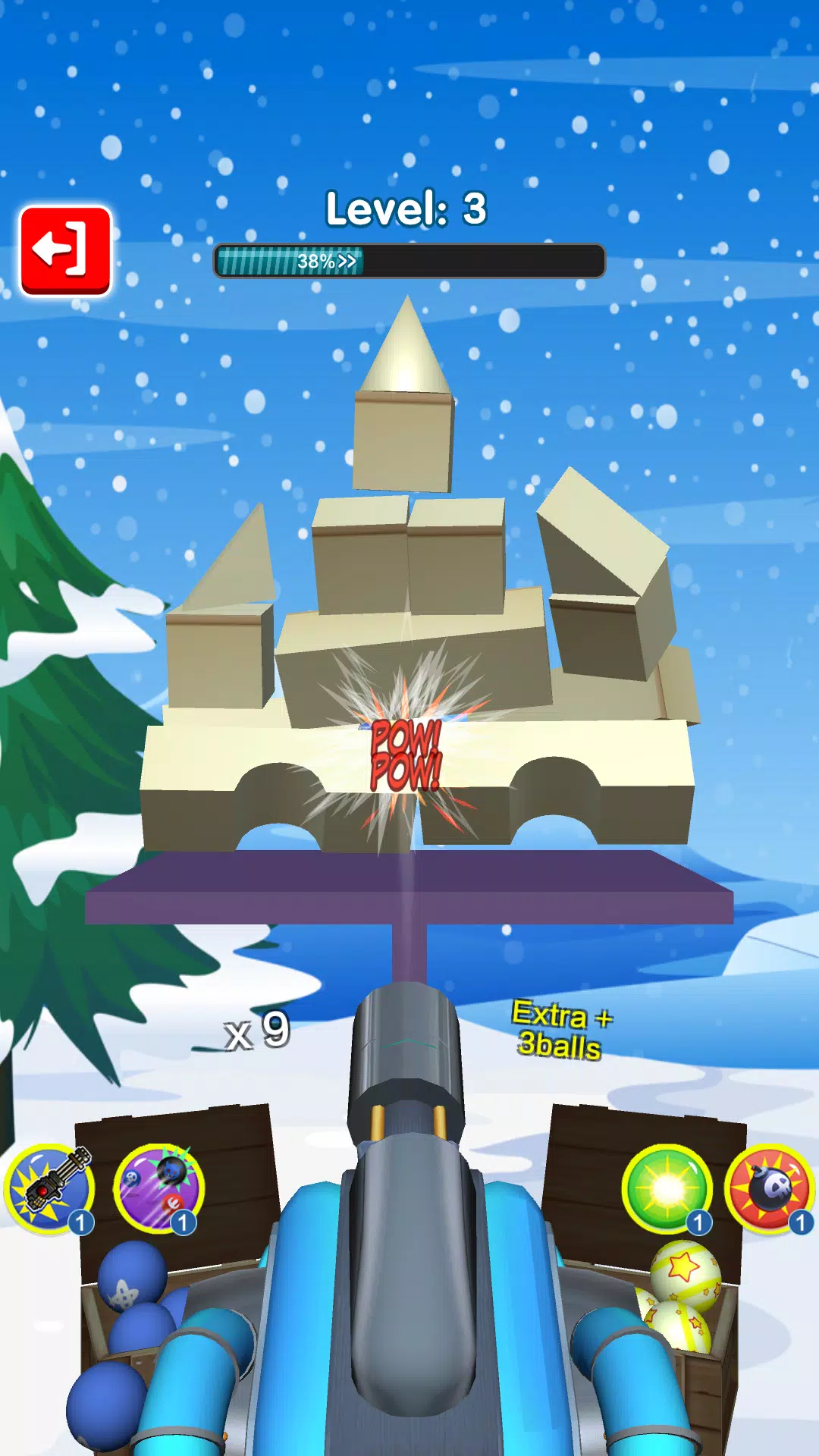 Knock Cannon Ball Strike Cans