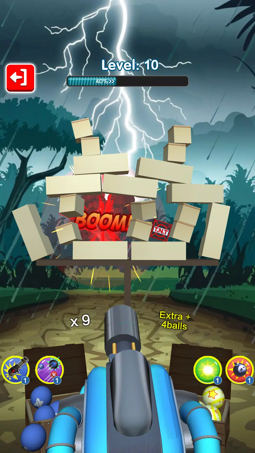 Knock Cannon Ball Strike Cans