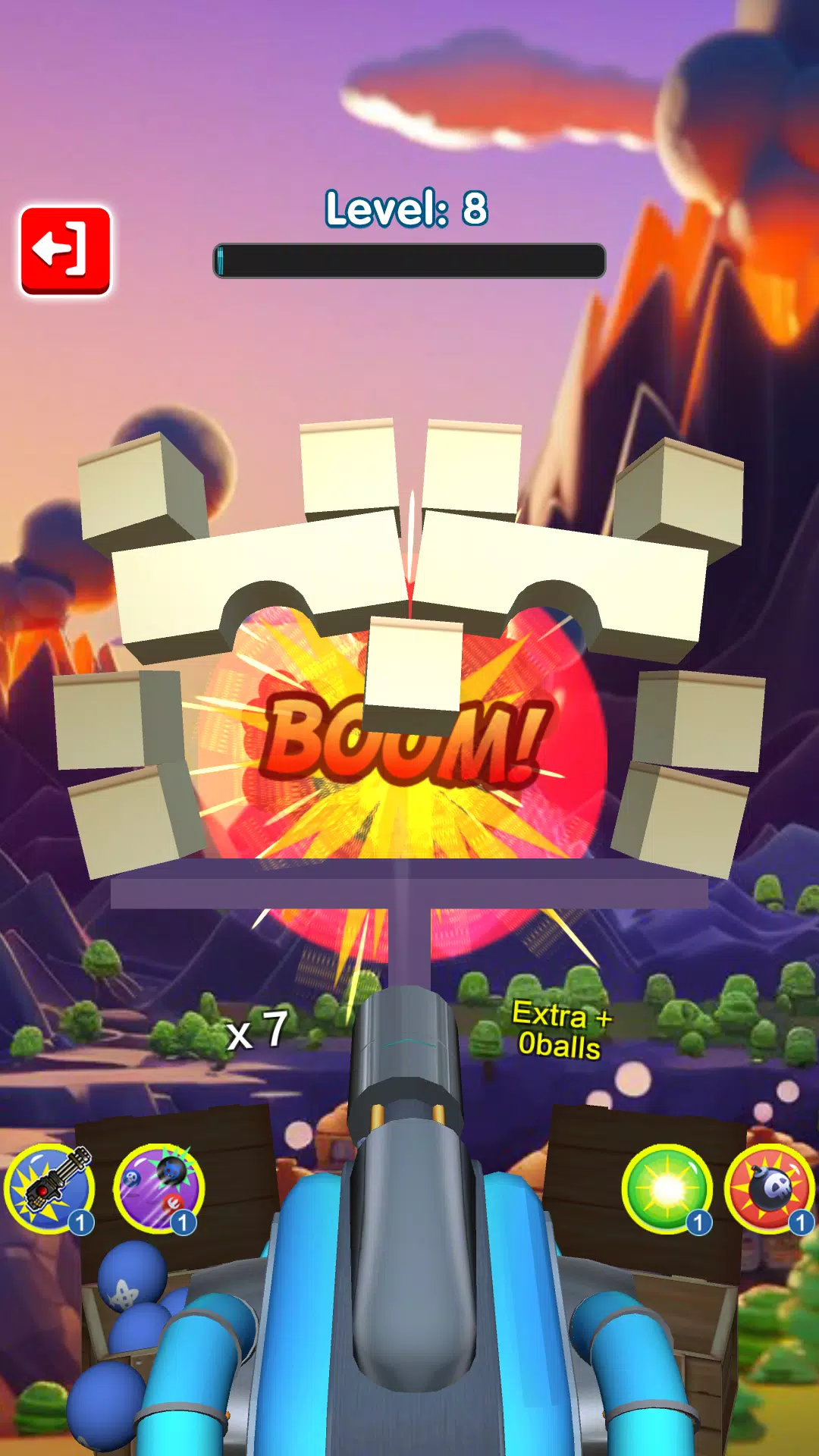 Knock Cannon Ball Strike Cans