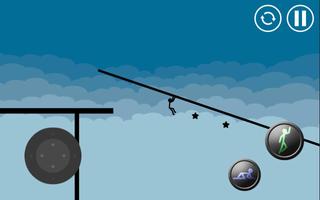 Stickman Parkour Platform Poster