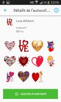 Love Sticker capture d'écran 3