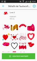 ملصقات الحب - WAStickerApps تصوير الشاشة 2