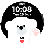 Polar Bear Animated Watch Face