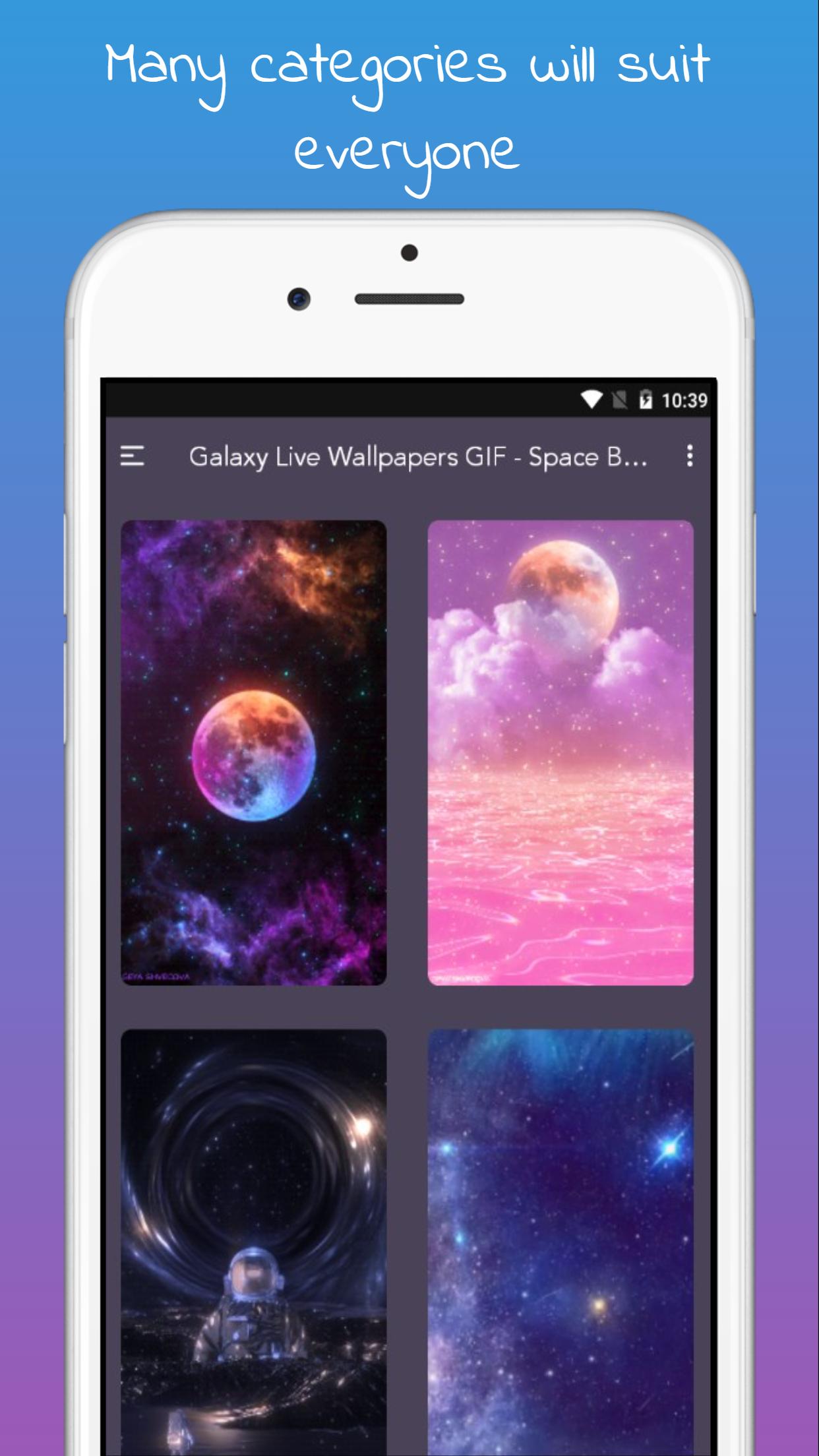 Galaxy Live Wallpapers Gif Space Background For Android Apk Download