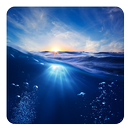 Biru Kertas Dinding APK