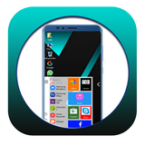 Galaxy S21 Desktop launcher Zeichen