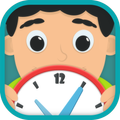 Kids learn to tell time- clock