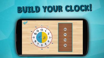 Kids learn to tell time- clock poster