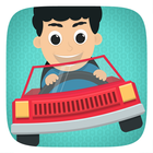 为幼儿、男婴和学龄前儿童驾驶玩具车儿童游戏 图标