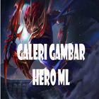 آیکون‌ Galeri Gambar Hero ML