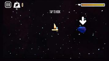 Fishing Asteroids - Space adventure game تصوير الشاشة 1