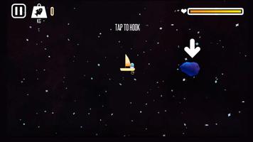 Fishing Asteroids - Space adventure game capture d'écran 1