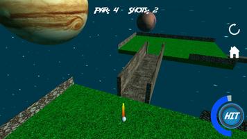 Mini Golf 3D en el Espacio captura de pantalla 3