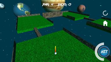 Mini Golf 3D in Space スクリーンショット 1
