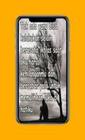 Beeld van droevige woorden-poster