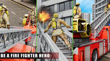 Fire Truck Games & Rescue Game capture d'écran 2