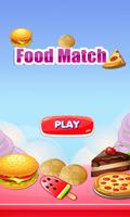 Food Match Cookie Rush Puzzle Affiche