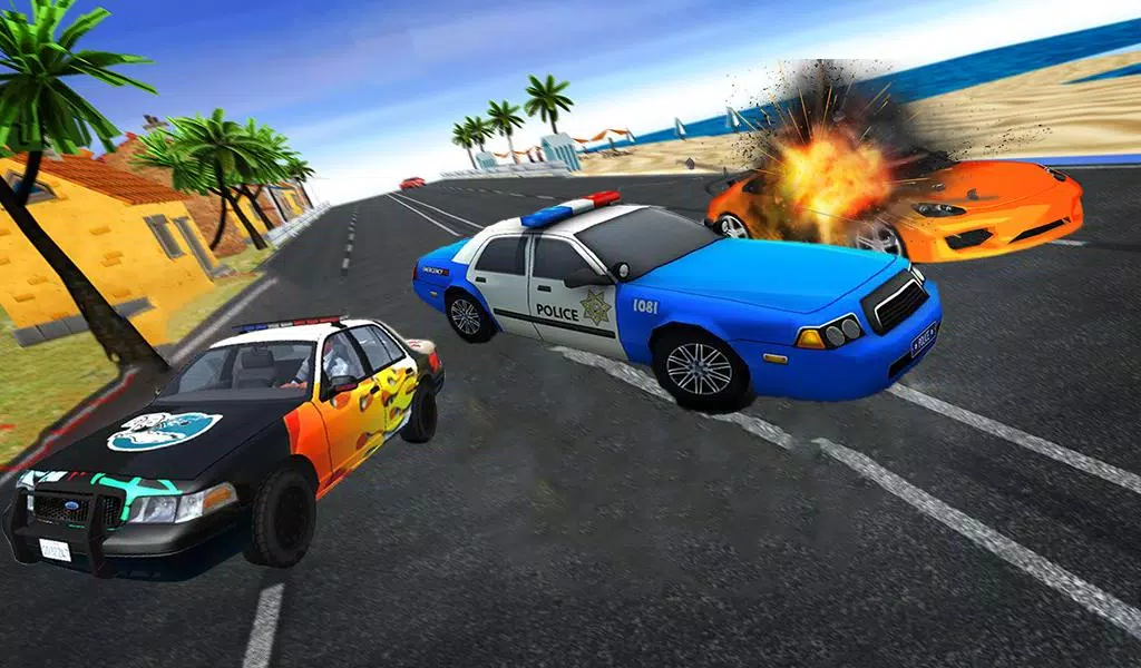 Polizia che spara auto da corsa 3d APK per Android Download