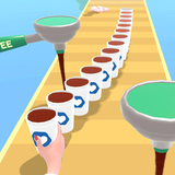 Perfekter Kaffeetassenstapel Zeichen