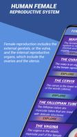 female reproductive system app पोस्टर