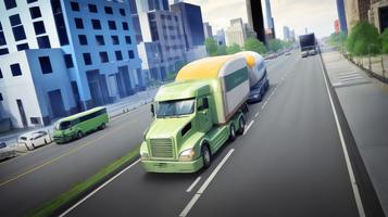 Oversized Truck Driver 3D Sim capture d'écran 2