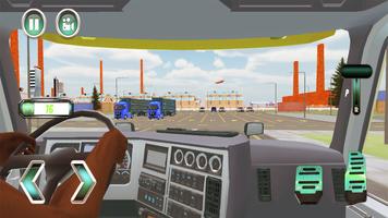 Oversized Truck Driver 3D Sim Affiche