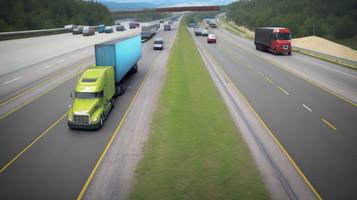 Oversized Truck Driver 3D Sim capture d'écran 3