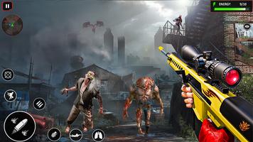 Zombies shooting offline Game Cartaz