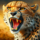 Wilde Cheetah-simulator-icoon