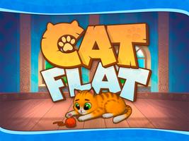 Cat Flat-poster