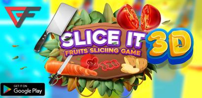 Slice It – Juicy Fruit Slicer الملصق