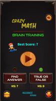 Crazy Math: Brain Training Affiche