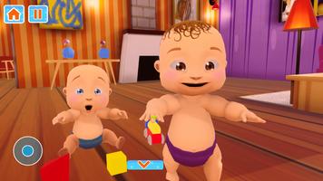 Newborn Twin Baby Care Game скриншот 3
