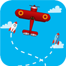 Go vliegtuigen! Raketten en vliegtuig spellen 🚀-APK