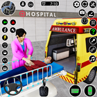 Jeu d'ambulance Conduite 3D icône