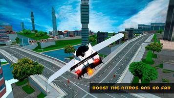 Flying Car Game driving screenshot 1