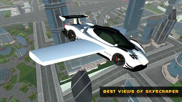 Flying Car Game driving syot layar 2