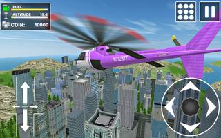Helicopter Game Simulator 3D Ekran Görüntüsü 2