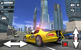 Poster Police Car Drift driving Game